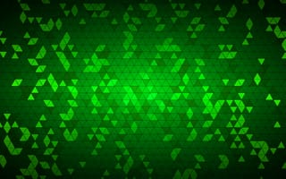 Картинка абстрактные, зеленые, треугольники