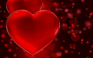 Картинка love, valentine hearts, любовь, красые, сердце, валентинка