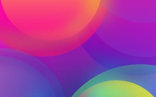 Картинка infocus, m812, m812 bubbles s5, абстрактные, синие, розовые, фиолетовые, желтые, пузыри