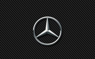Картинка mercedes, mercedes star carbon, логотипы, звезда, мерседес, карбон, эмблемы, значок