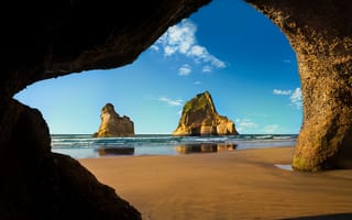 Картинка 10, cove, windows, море, пляж, океан, майкрософт
