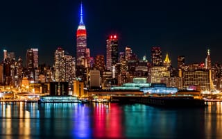 Картинка usa, новый, ночь, город, огни, сша