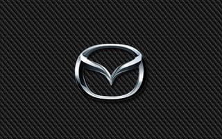 Картинка mazda, mazda carbon, логотипы, карбон, мазда