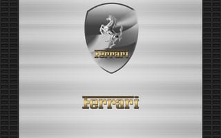 Картинка ferrari, черные, машины, логотипы, дизайн, супер, золотые, серебряные, феррари, стальные, значок