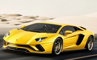Картинка lamborghini, пейзаж, цветные, ламборгини