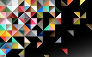 Картинка triangular, абстрактные, шаблон, треугольник, формы