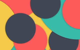 Картинка android, google, абстрактные, дизайн, андроид, цветные, гугл, материал, круги