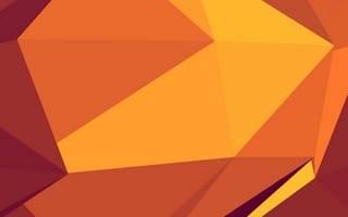 Картинка polygon 17, оранжевые, многоугольник