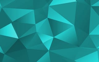 Картинка angles, абстрактные, многоугольник, бирюзовые