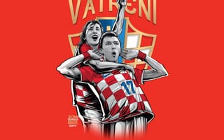 Картинка hns, hrvatska, mandzukic, modric, nogomet, vatreni
