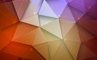 Картинка 3d, абстрактные, 3д, треугольник, формы, многоугольник, треугольники