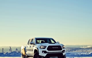 Картинка toyota, белые, снег, японские, тойота