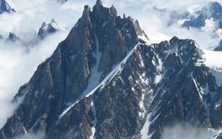 Картинка небо, снег, горы