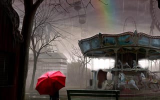 Картинка zk, sad carousel, грустные