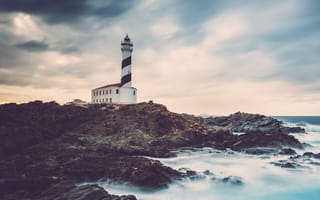 Картинка light house, природа, море, свет, дом, маяк