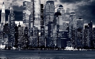 Картинка city skyline, город, экран блокировки, горизонт, домашний экран