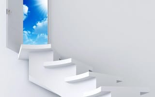 Картинка 2160x1920, abstract staircase, абстрактные