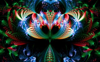 Картинка 3d, hd, epic fractal, абстрактные, шаблон, 3д, фрактал, эпичные