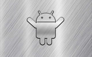Картинка android, андроид, металл, металлические