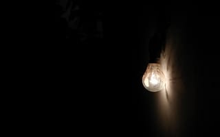 Картинка lights in dark too, темные, огни, цифровое, лампочка