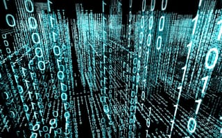 Картинка 3d, binary, digits, 3д, технология, номер