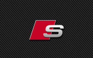 Картинка audi, audi s carbon, логотипы, ауди, карбон, эмблемы, значок