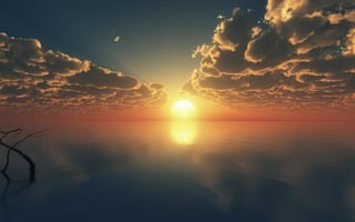 Картинка dune before sunrise, dunes, before sunshine, песок, восход, солнечный свет, пустыня, перед