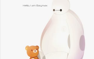 Картинка hellobaymax, rilakkumabaymax