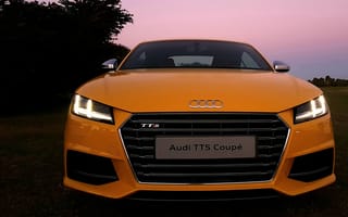 Картинка audi, copue, fast, tt, audi tt coupe, желтые, ауди, купе