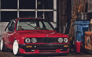 Картинка vintage bmw, машины, бмв, спорт, тюнинг, винтаж, ретро, гараж