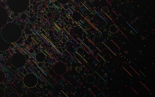 Картинка черные, темные, красочные, цветные, пузыри, круги