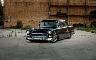 Картинка chevrolet, hotrod, usa, черные, америка, сша, шевроле