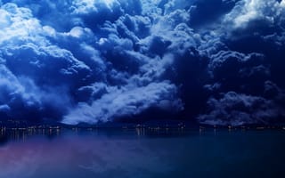 Картинка storm hd, природа, город, облака, шторм