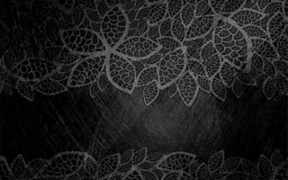 Картинка backgrounf, hd, черные, цветочные