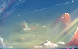 Картинка art, природа, арт, пляж, рисунки