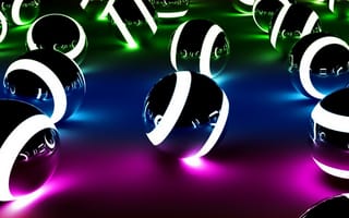 Картинка 3d, абстрактные, 3д, мяч, сфера