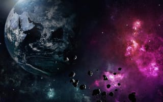 Картинка galaxy, галактика, земля