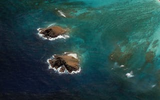 Картинка android n, вода, андроид, море, океан, вид