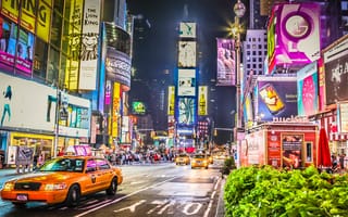 Картинка usa, новый, ночь, город, сша, небоскребы
