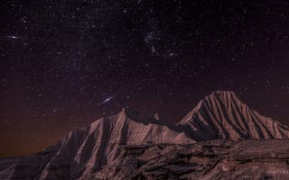 Картинка пейзаж, звезды, луна