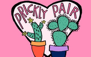 Картинка steph, troutner, prickly pair, розовые, девчачие, дизайн