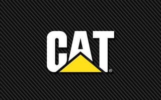 Картинка caterpillar, caterpillar carbon, карбон, эмблемы, значок