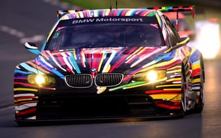 Картинка bmw, m3, цветные, бмв, машины, скорость, м3