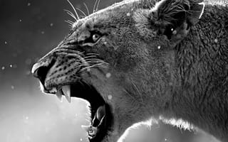 Картинка lioness, животные, лев