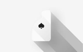 Картинка 3d, deck, playing, ace white, белые, 3д, материал, карты, туз, покер