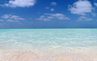 Картинка crystal blue beach, dreamy place, golden sand, dreamy beach, синие, пляж, золотые, песок, кристалл, место, мечтательные