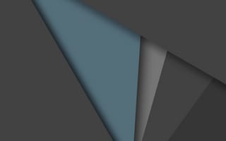 Картинка material angles, абстрактные, материал, серые, плоские, формы, треугольники