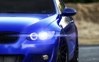 Картинка 330, 335, bmw, hd, m3, синие, машины, авто, бмв, м3, германия
