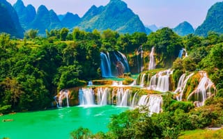 Картинка природа, водопад