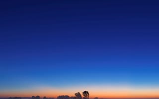 Картинка blue sunrise sky, синие, небо, восход, естественные